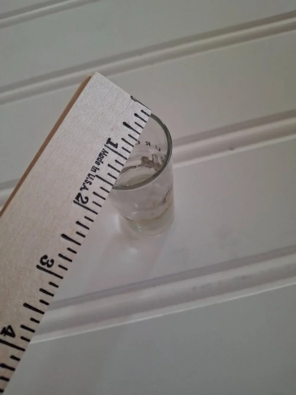 Vintage Pittsburgh Skyline Shot Glass Gold Trim 4